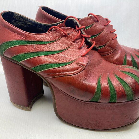 unbranded Other - RARE 1970 iconic Kiss chunky platform 4" disco  mens boots shoes sz 9